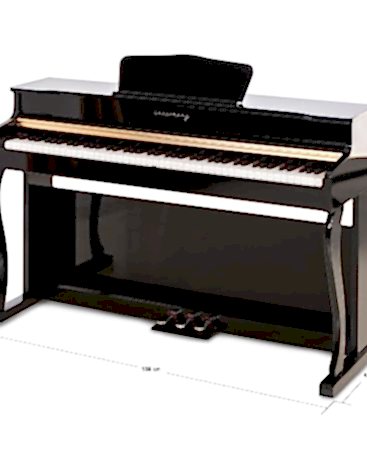 Arsenberg ADP1977BV3 Siyah Dijital Piyano 2024 Yeni Versiyon